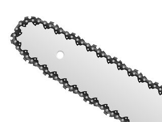 Naklejka premium Chainsaw chain