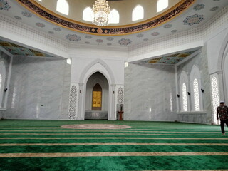 the interior of the mosque
