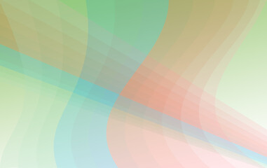 curved cross diagonal stripes pastel color tones gradient overlay holiday easter pink coral orange blue illustration graphic background