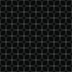 Black and white pattern texture. Bw ornamental graphic design. Mosaic ornaments. Pattern template. Vector illustration.