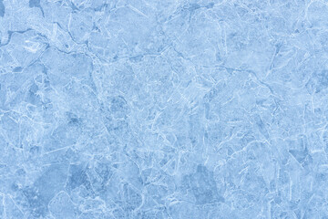 Obraz premium Frozen lake surface. Ice pattern texture.