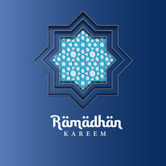 Ramadan Kareem Greeting Card. Ramadhan Mubarak. background Vector illustration
