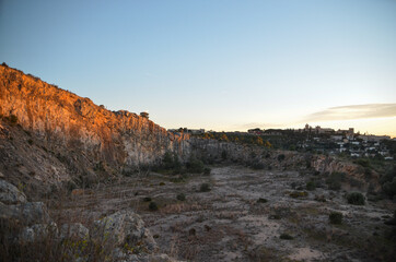 Obraz premium quarry abandoned