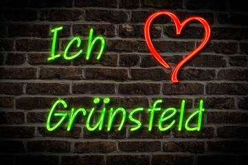 Obraz premium Grünsfeld