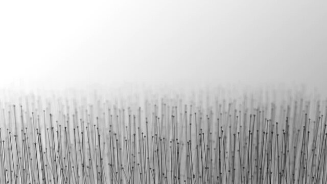 Abstract Technology Background With Pinhead Patterns Looping/ 4k animation of an abstract technology background with moving lines and dots for network digital data concept and communication seamless l