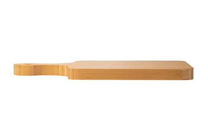 chopping board isolated on white background with clipping path.Side view.