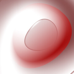 Circular color gradient. Shades of red and white. Unusual minimalistic background. Cover design, banner. EPS vector.