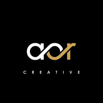 AOR Letter Initial Logo Design Template Vector Illustration