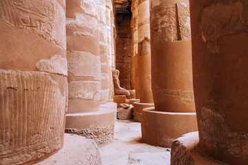 Ruins of the Egyptian Karnak Temple, the largest open-air museum in Luxor