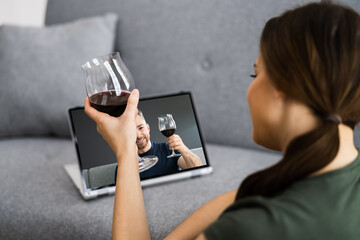 Virtual Wine Tasting Dinner Event Online