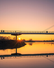 Brücke bei Sonnenuntergang 3
