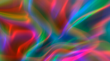 Naklejka premium Beautiful abstract blurred multicolored neon background.