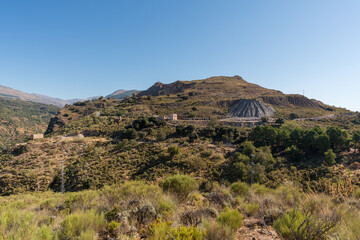 Mountainous landscape in southern Spain