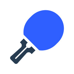 Table tennis bat icon