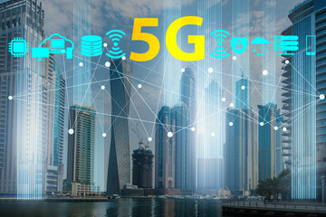 Concept of 5g networks in large cities