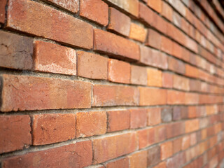 赤レンガの壁
