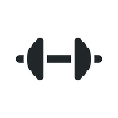 Dumbbell weight icon