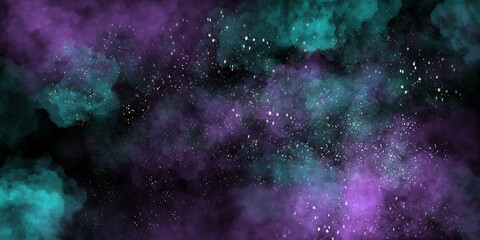 Fototapeta na wymiar Science Fiction Swirl Galaxy Cosmos Background