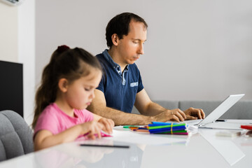 Business Man In Home Office