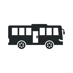 Bus vehicle icon