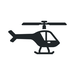 Helicopter aircraft icon