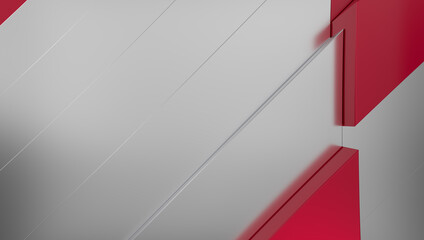 White and red abstract texture. Vector 3d art style background can be used in cover design, book design, poster, CD cover, flyer, website background for advertisement, broadcasting, presentation.