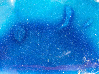 Abstraction in a blue stone