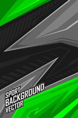 Racing abstract background. Sport line graphic for extreme jersey team, vinyl car wrap and decal.
