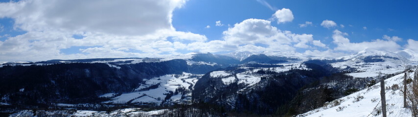 Fototapeta premium Rando autour de Chambon sur Lac (63)
