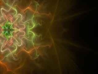 Imaginatory fractal background generated Image