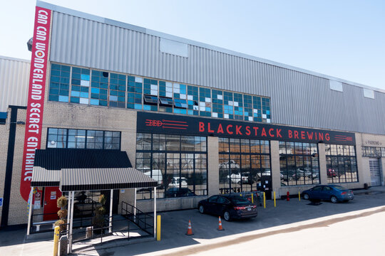 Blackstack Brewing Company Located In The St Paul Midway Area Next To The Can Can Wonderland Bar Secret Entrance. St Paul Minnesota MN USA