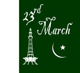 23rd March Pakistan day (Pakistan resolution day 1940).