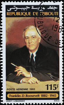 President Franklyn D.Roosevelt on african postage stamp