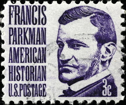 American historian Francis Parkman on postage stamp