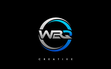 WBQ Letter Initial Logo Design Template Vector Illustration