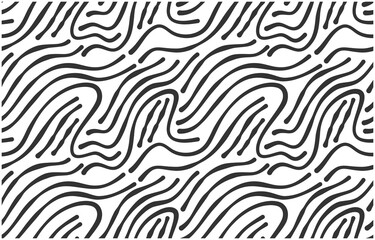Seamless pattern with black waves. Design for backdrops with sea, rivers or water texture.
