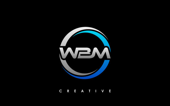 WBM Letter Initial Logo Design Template Vector Illustration