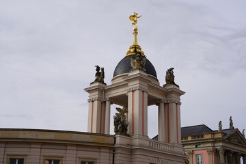 Fototapeta na wymiar Teilaufnahme Stadtschloss Potsdam
