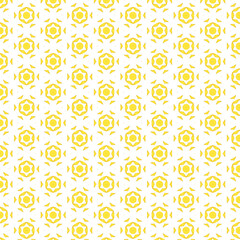seamless pattern with yellow flowers