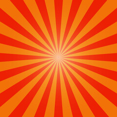 orange sunburst background
