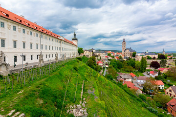 Kutna Hora cityscape with Baroque Statues Gallery, Czech Republic