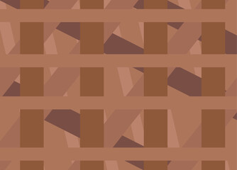 Brown background of intertwined stripes