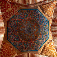 Ceiling of Shahjahan mosque
The Shah Jahan Mosque, also known as the Jamia Masjid of Thatta, is a 17th-century building that serves as the central mosque for the city of Thatta.