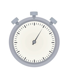 Analog stopwatch isolated. vector illustration