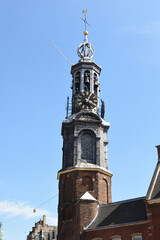 Der Munttoren-Minze Turm in Amsterdam