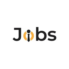 job minimalist logo design