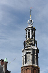 Fototapeta na wymiar Der Munttoren-Minze Turm in Amsterdam