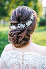 beautiful decoration for brides hair © Дмитрий Ильченко