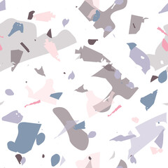 Terrazzo seamless pattern. Modern classic