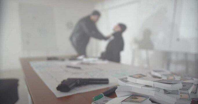 Criminals fighting over the catch